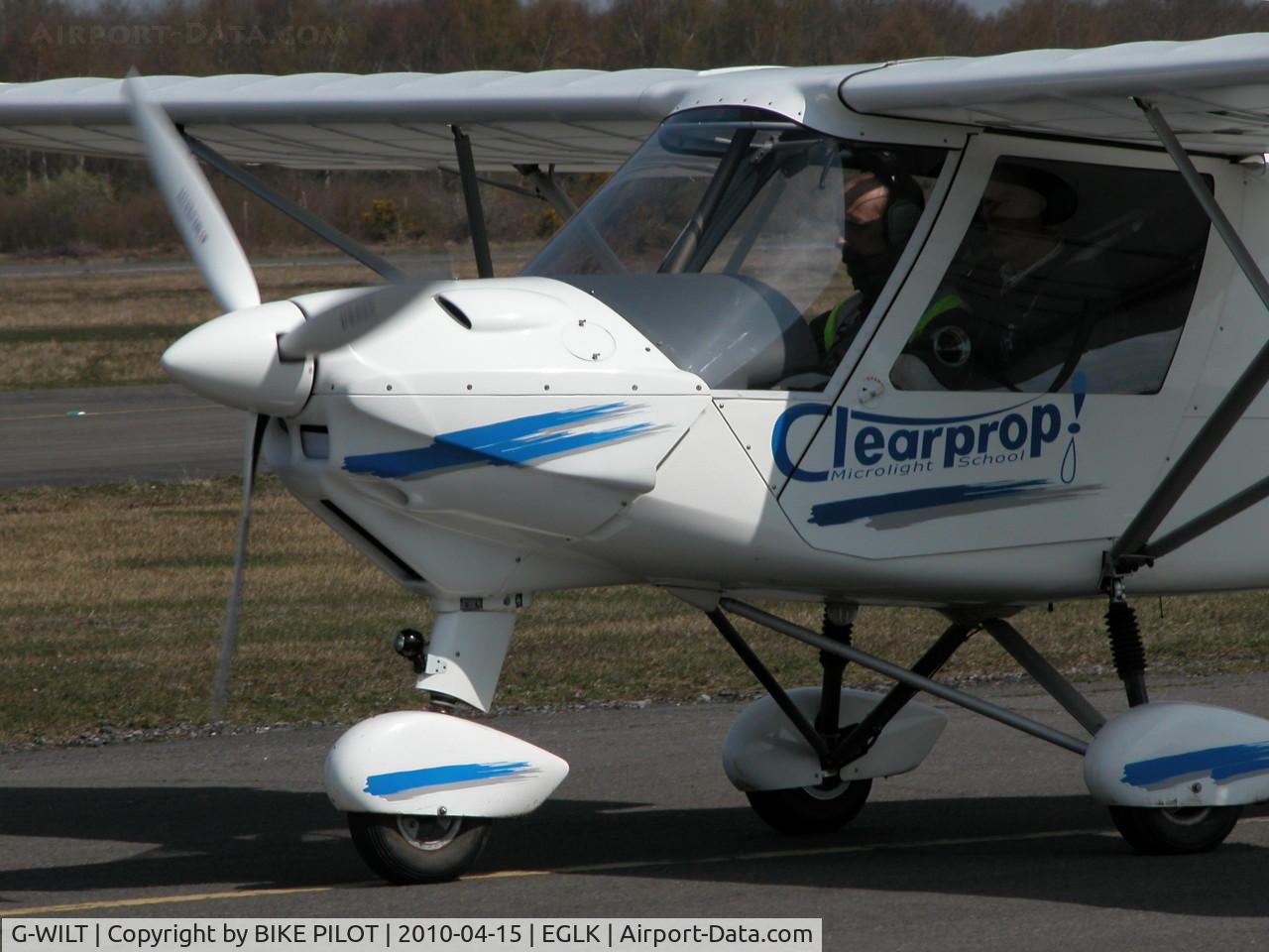 G-WILT, 2005 Comco Ikarus C42 FB100 C/N 0506-6687, C42 FROM THE NEW MICROLIGHT FLYING SCHOOL