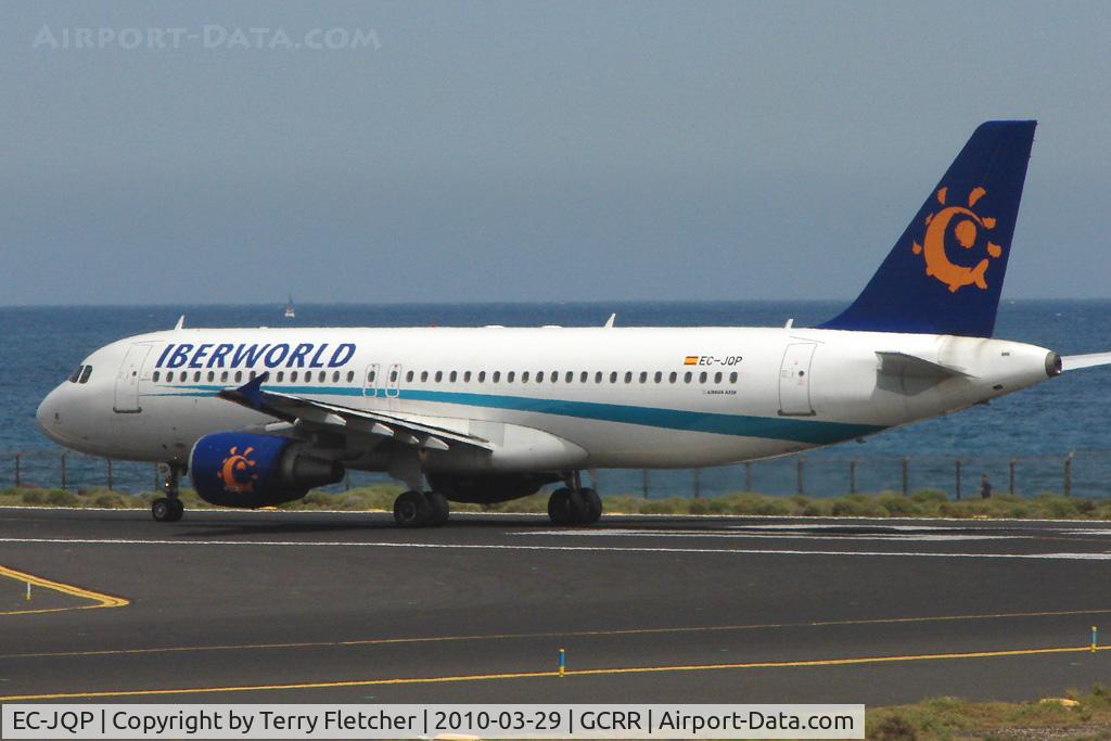EC-JQP, 2006 Airbus A320-214 C/N 2745, Iberworld A320 at Arrecife