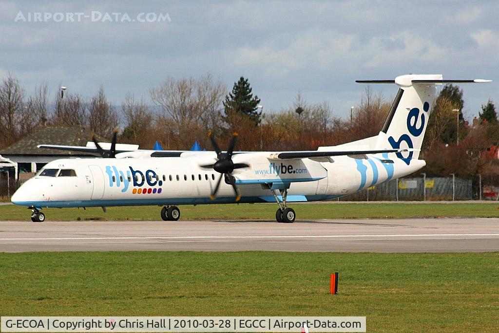 G-ECOA, 2007 De Havilland Canada DHC-8-402Q Dash 8 C/N 4180, flybe