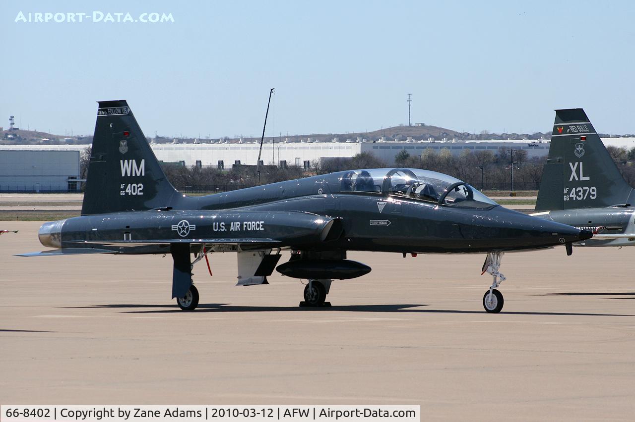 66-8402, 1966 Northrop T-38A Talon C/N N.5987, At Fort Worth Alliance Airport