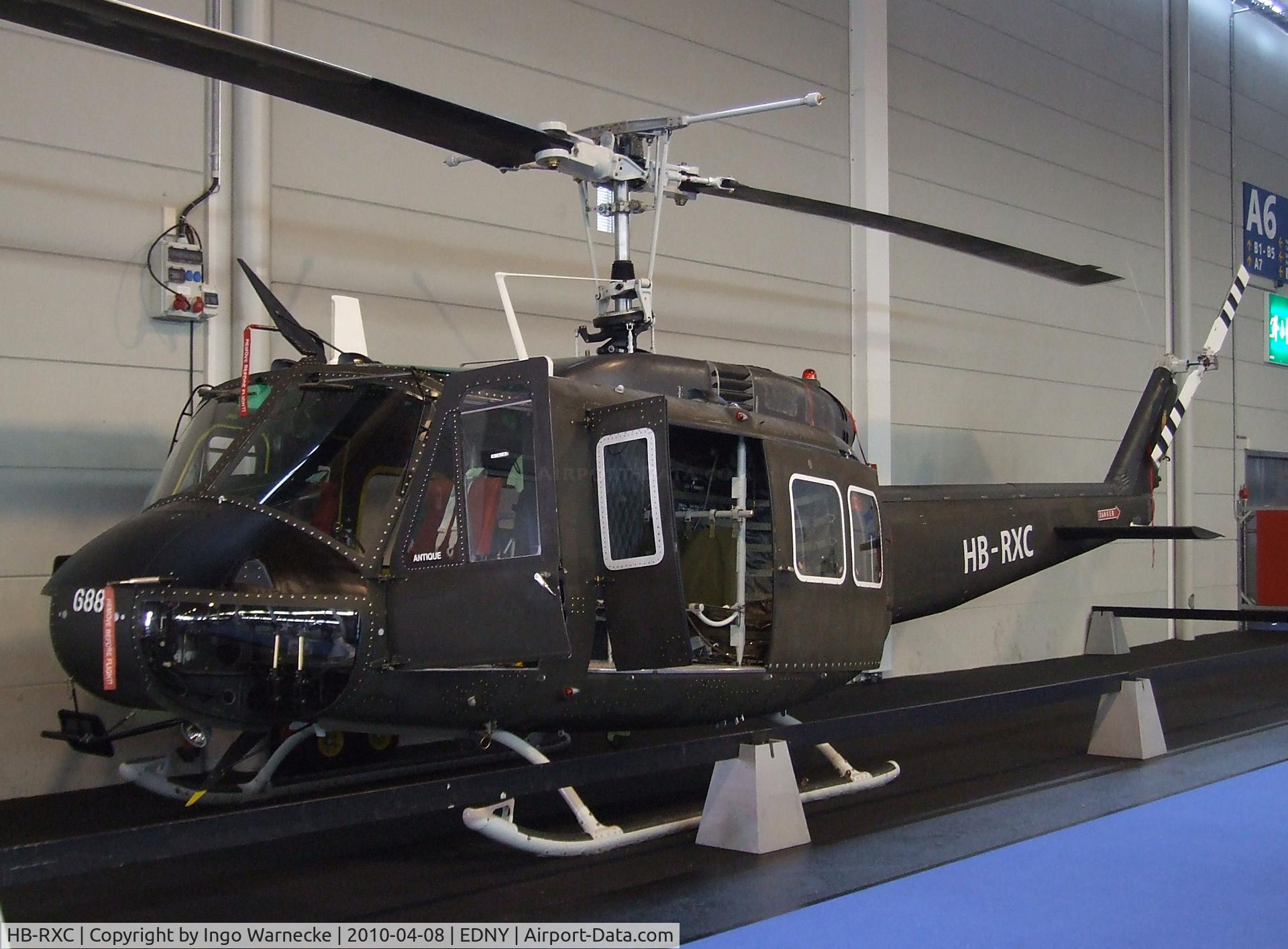 HB-RXC, 1965 Bell UH-1H Iroquois C/N 4732, Bell UH-1H at the AERO 2010, Friedrichshafen
