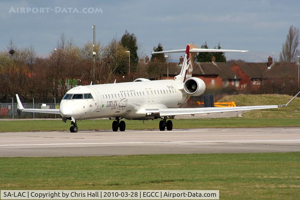 5A-LAC, 2007 Bombardier CRJ-900ER (CL-600-2D24) C/N 15122, Libyan Airlines