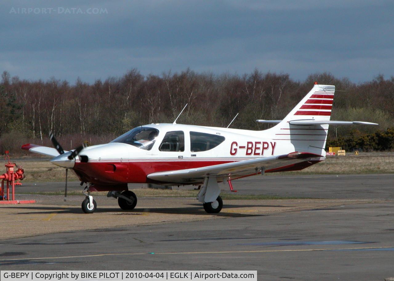 G-BEPY, 1977 Rockwell Commander 112B C/N 524, PAPA YANKEE AT THE PUMPS