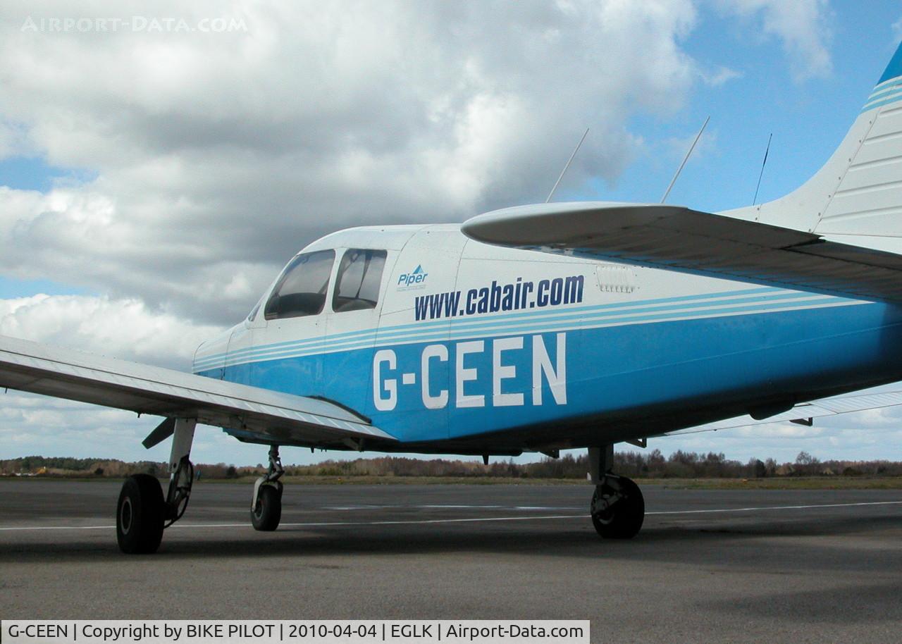 G-CEEN, 1990 Piper PA-28-161 Cadet C/N 2841293, CABAIR CHEROKEE ON THE EASTERN FENCE