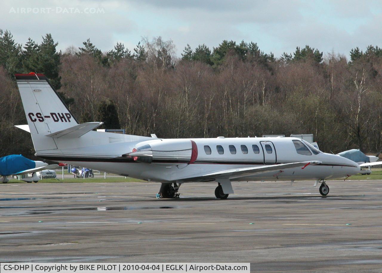 CS-DHP, Cessna 550B Citation Bravo C/N 550-1104, NETJETS CITATION BRAVO ON SLOT 4