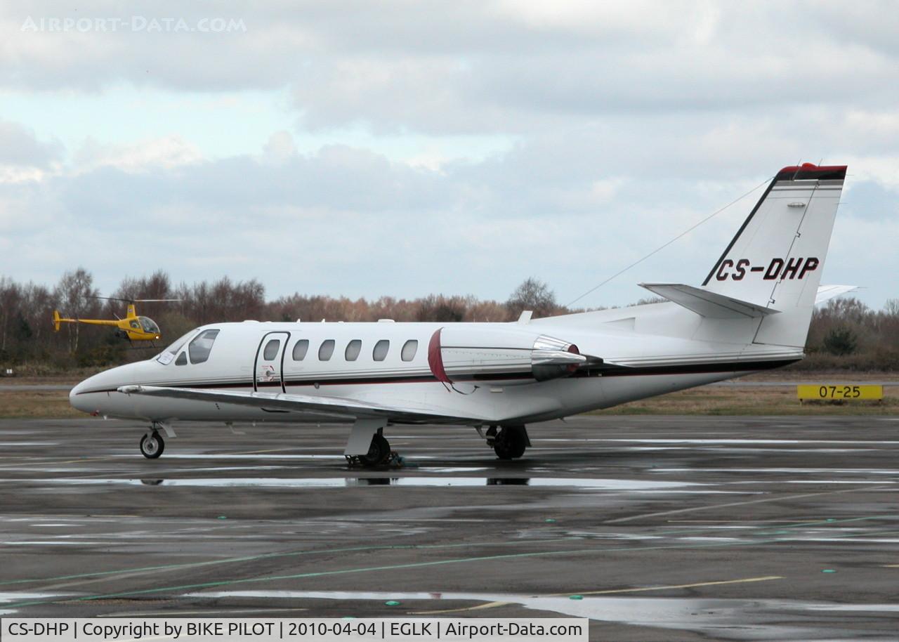 CS-DHP, Cessna 550B Citation Bravo C/N 550-1104, NETJETS CITATION BRAVO ON SLOT 4
