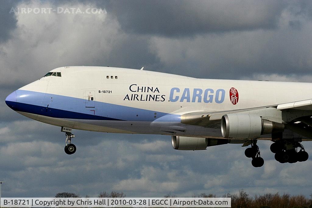 B-18721, 2005 Boeing 747-409F/SCD C/N 33738, China Airlines cargo