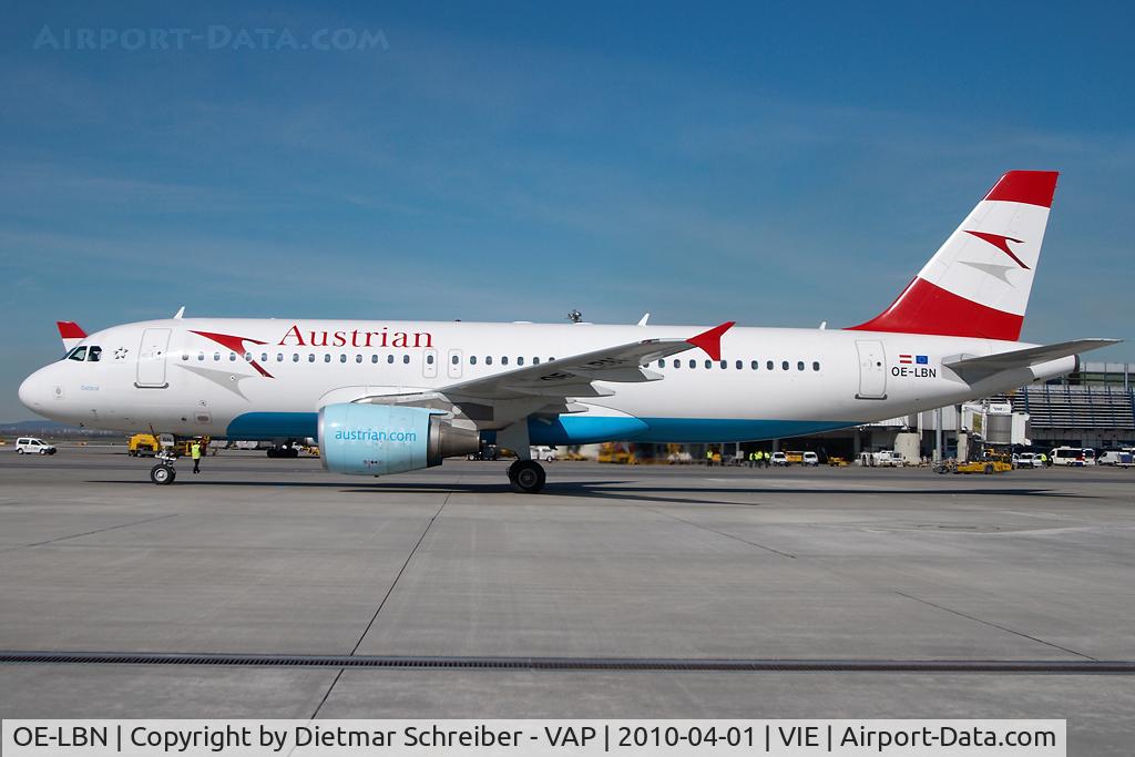 OE-LBN, 1997 Airbus A320-214 C/N 768, Austrian Airlines Airbus A320