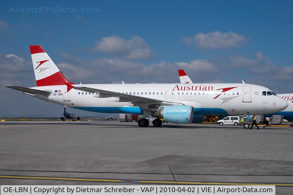 OE-LBN, 1997 Airbus A320-214 C/N 768, Austrian Airlines Airbus A320