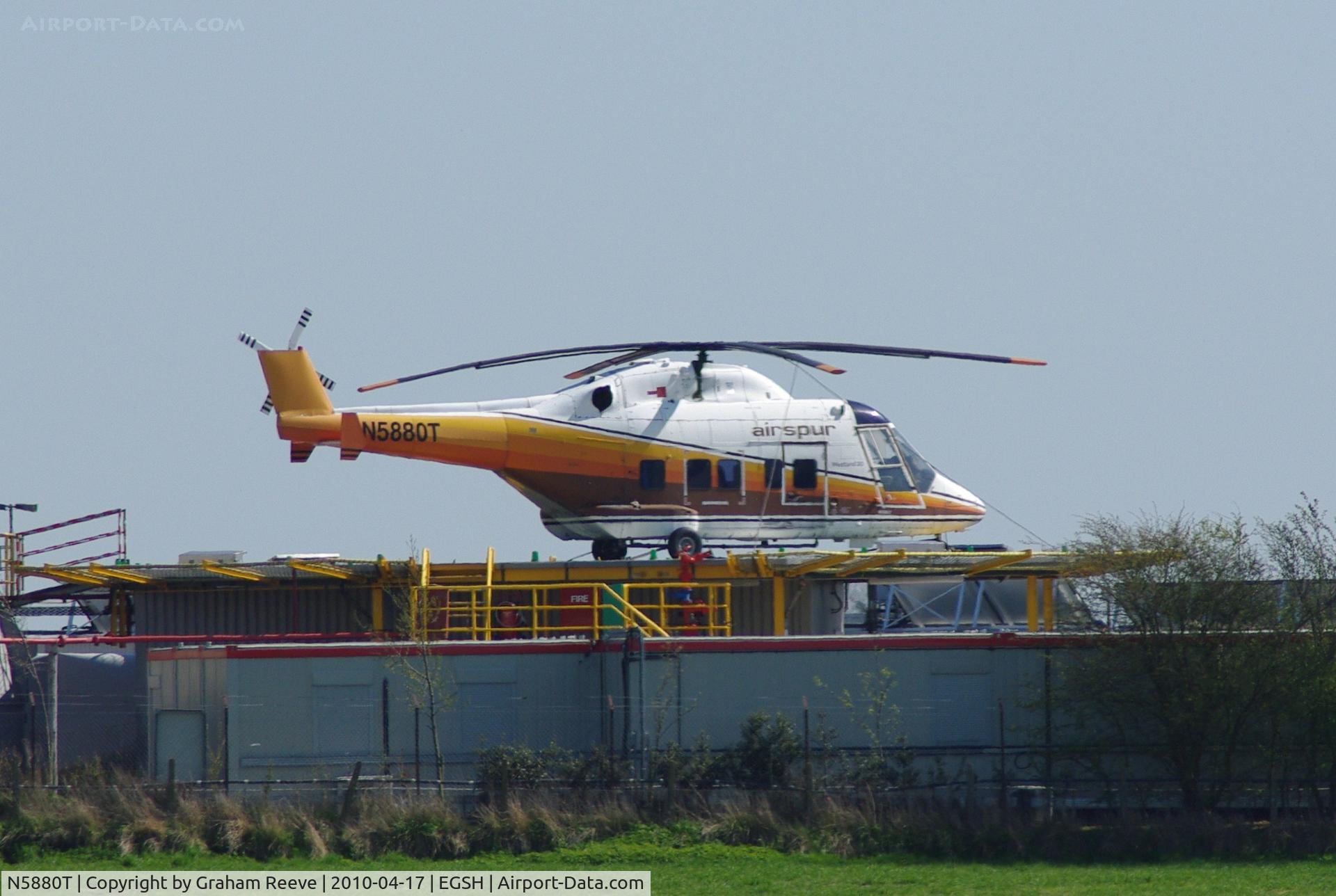 N5880T, 1983 Westland WG-30-100 C/N 009, Instructional airframe.