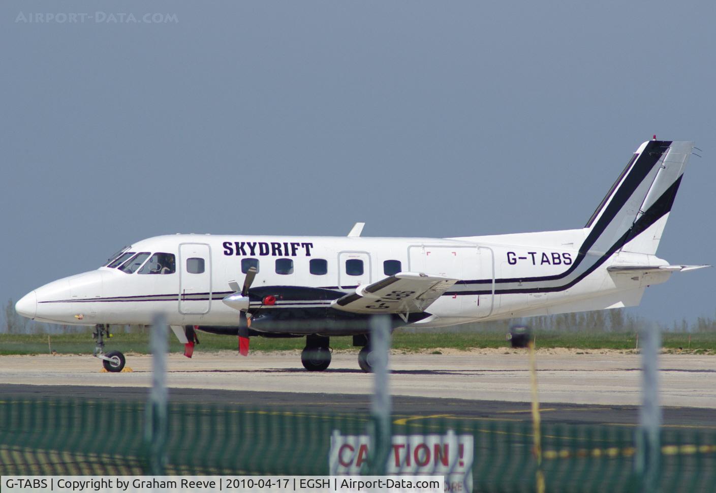 G-TABS, 1979 Embraer EMB-110P1 Bandeirante C/N 110.212, Parked at Norwich
