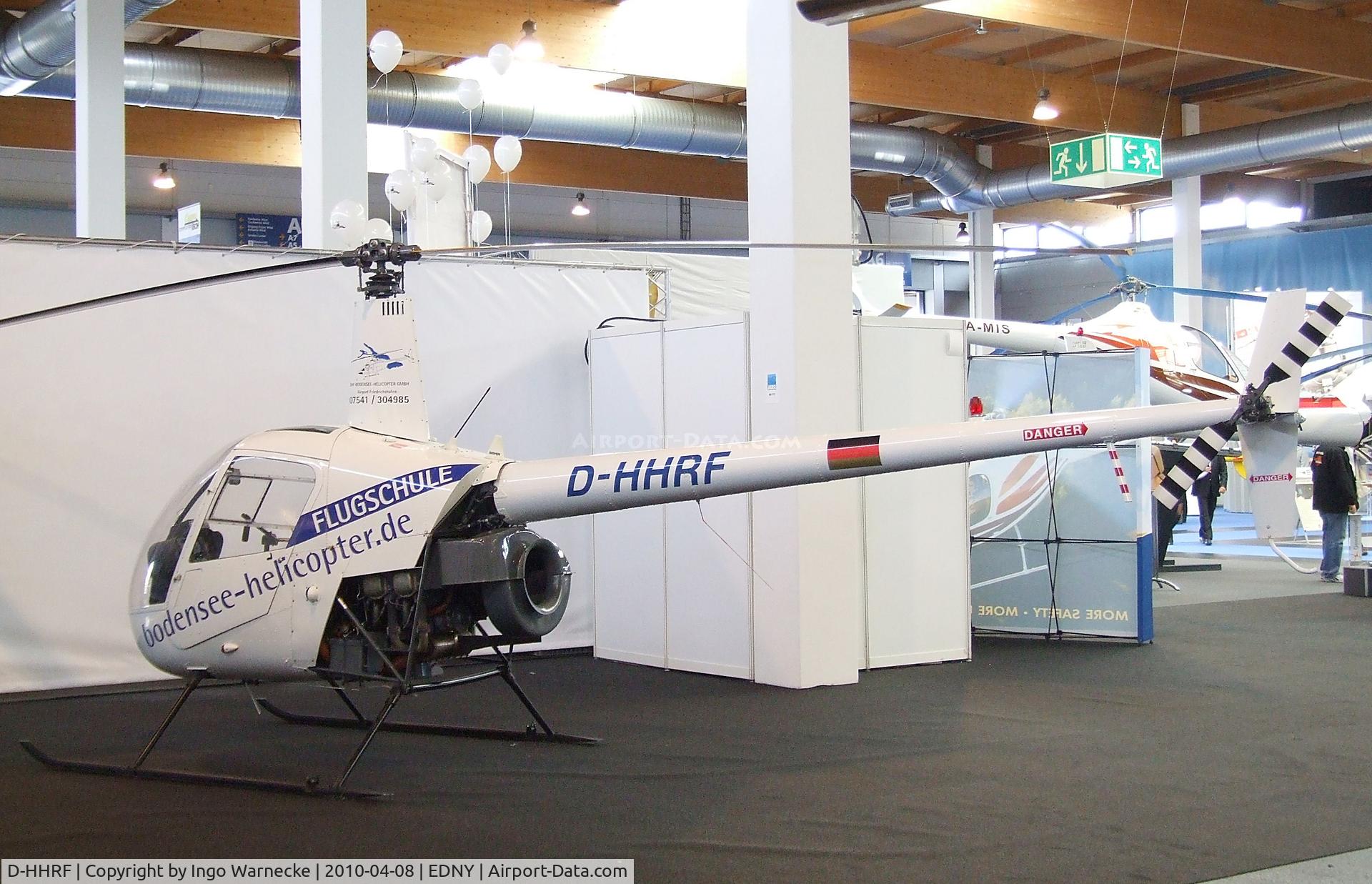 D-HHRF, Robinson R22 Beta C/N 2355, Robinson R22 Beta at the AERO 2010, Friedrichshafen