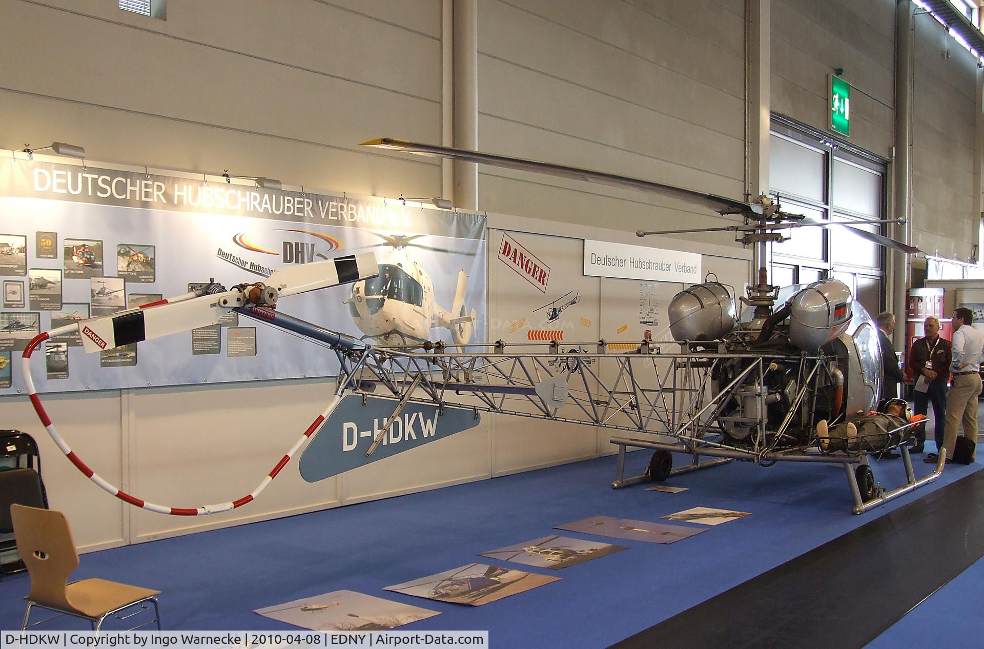 D-HDKW, Agusta AB-47G-2 C/N 238, Agusta-Bell AB47G-2 at the AERO 2010, Friedrichshafen
