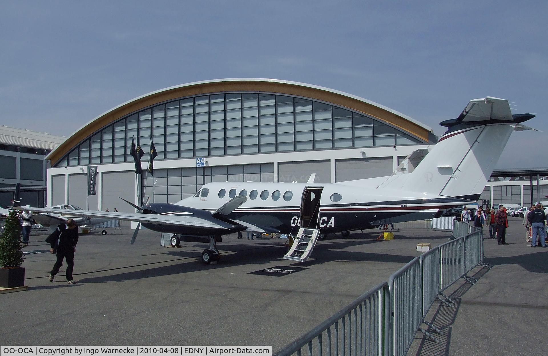OO-OCA, 2010 Hawker Beechcraft 350i Super King Air (B300) C/N FL-672, Hawker Beechcraft B300 King Air 350i at the AERO 2010, Friedrichshafen