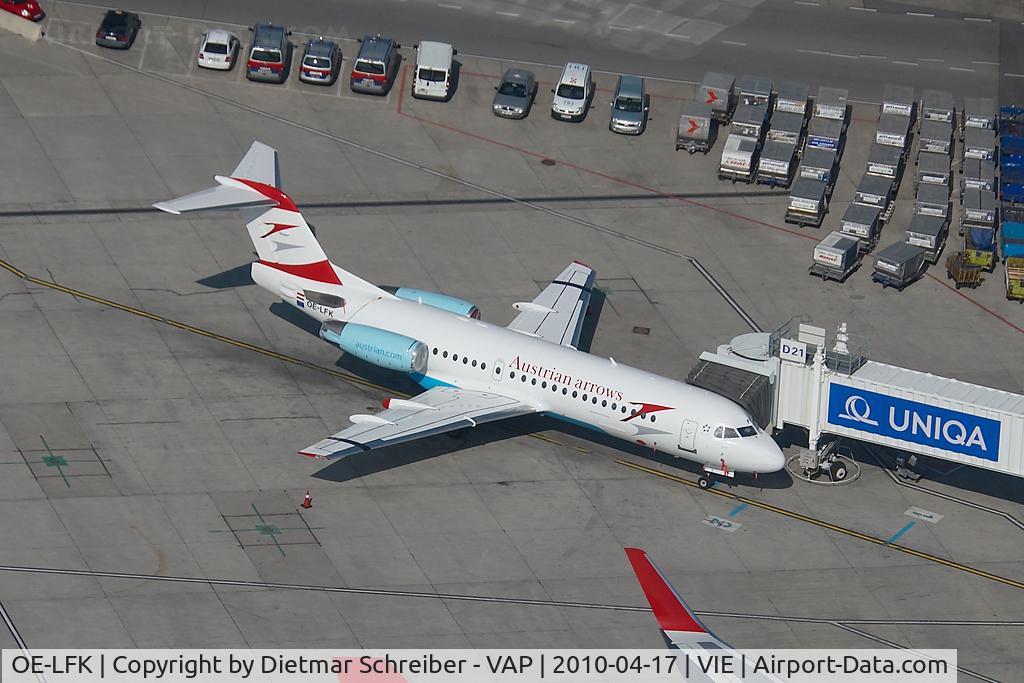 OE-LFK, 1995 Fokker 70 (F-28-0070) C/N 11555, Austrian Arrows Fokker 70