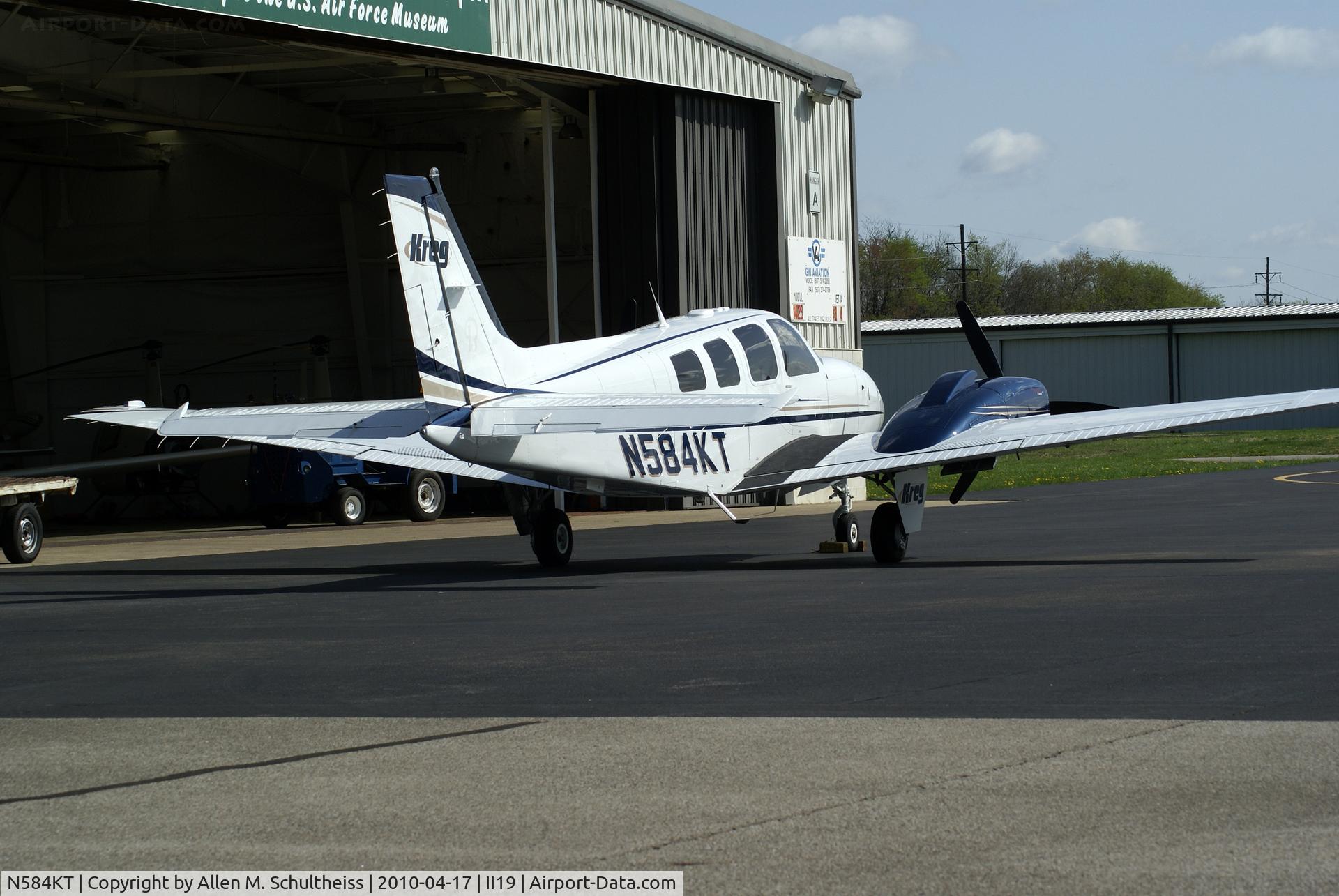 N584KT, 2007 Hawker Beechcraft Corp G58 Baron C/N TH-2194, 2007 Beech G58