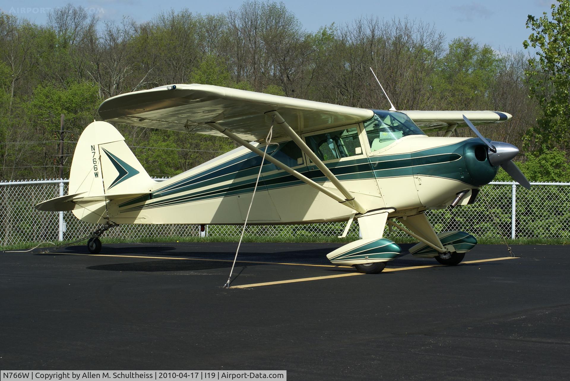 N766W, 1960 Piper PA-22-150 C/N 22-7295, 1960 Piper PA22-150