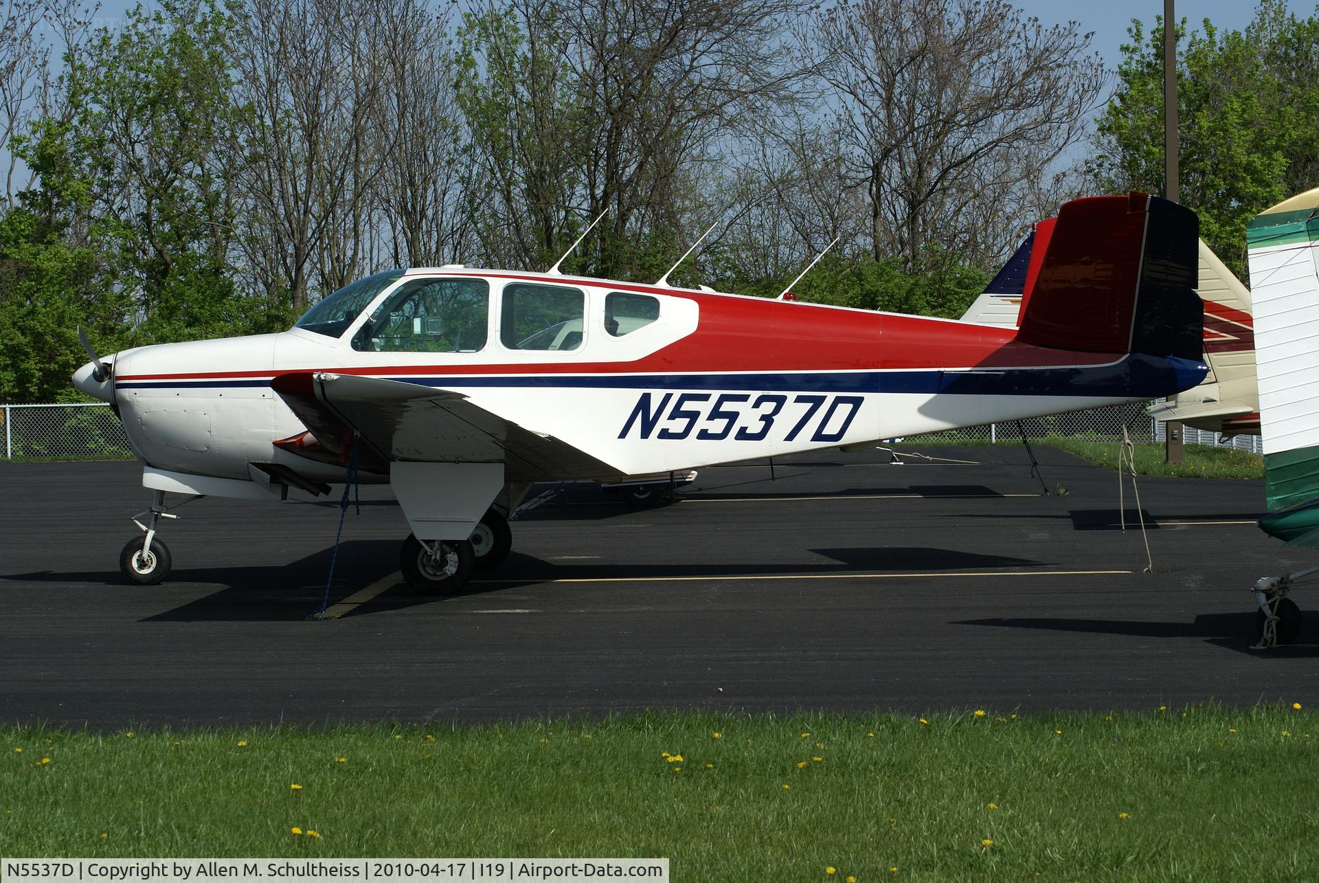 N5537D, 1957 Beech H35 Bonanza C/N D-5074, 1957 Beech H35