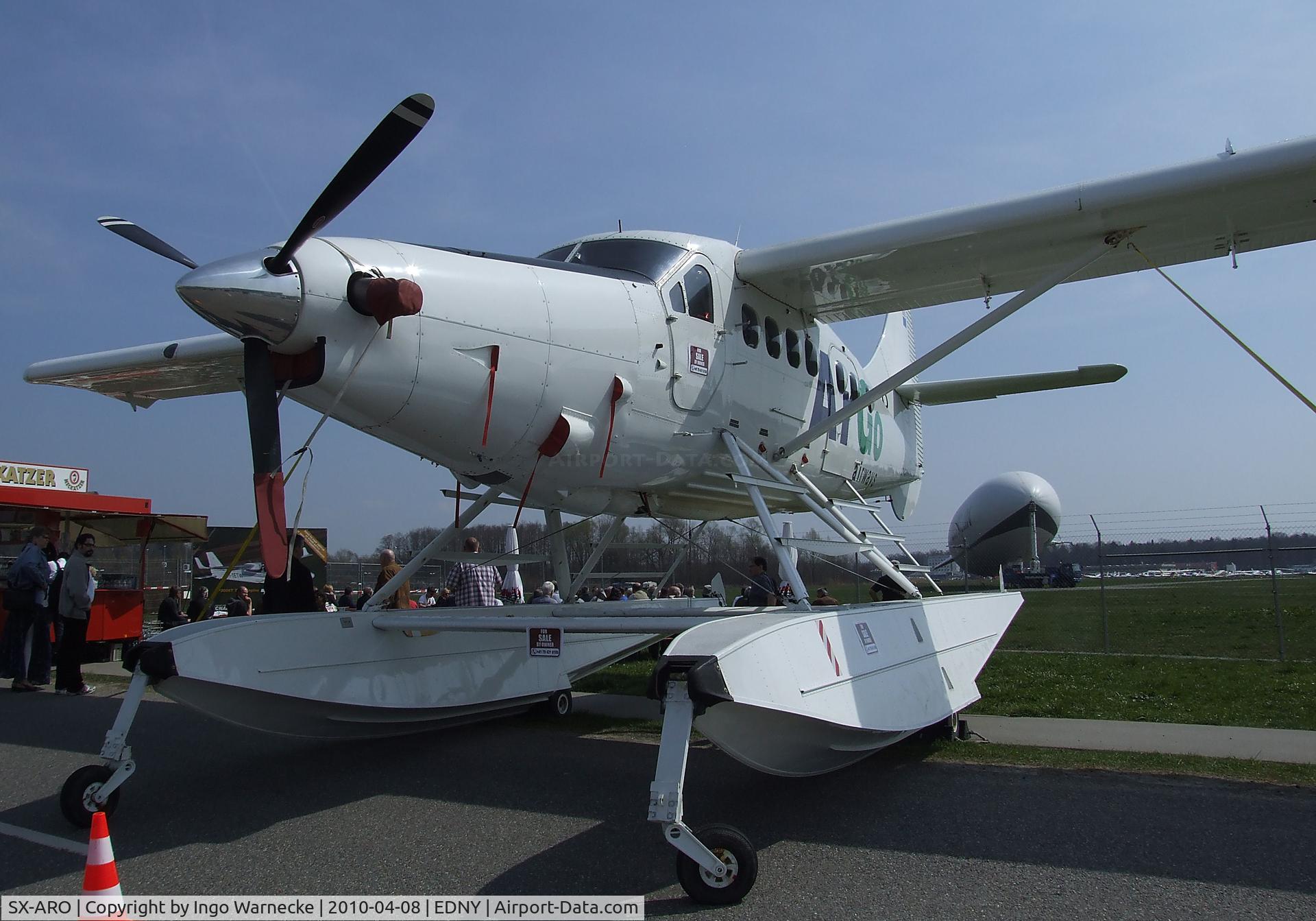 SX-ARO, 1960 De Havilland Canada DHC-3 Turbo Otter C/N 397, De Havilland Canada DHC-3T Turbo Otter of ArGo Airways at the AERO 2010, Friedrichshafen