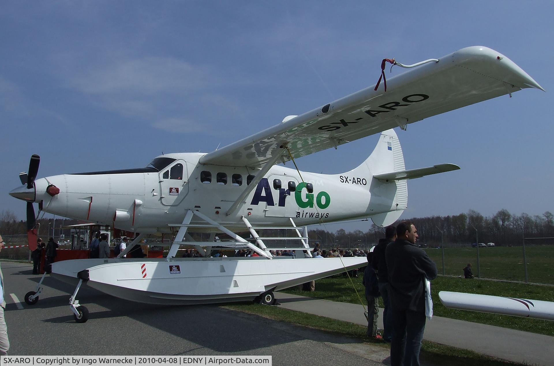 SX-ARO, 1960 De Havilland Canada DHC-3 Turbo Otter C/N 397, De Havilland Canada DHC-3T Turbo Otter of ArGo Airways at the AERO 2010, Friedrichshafen
