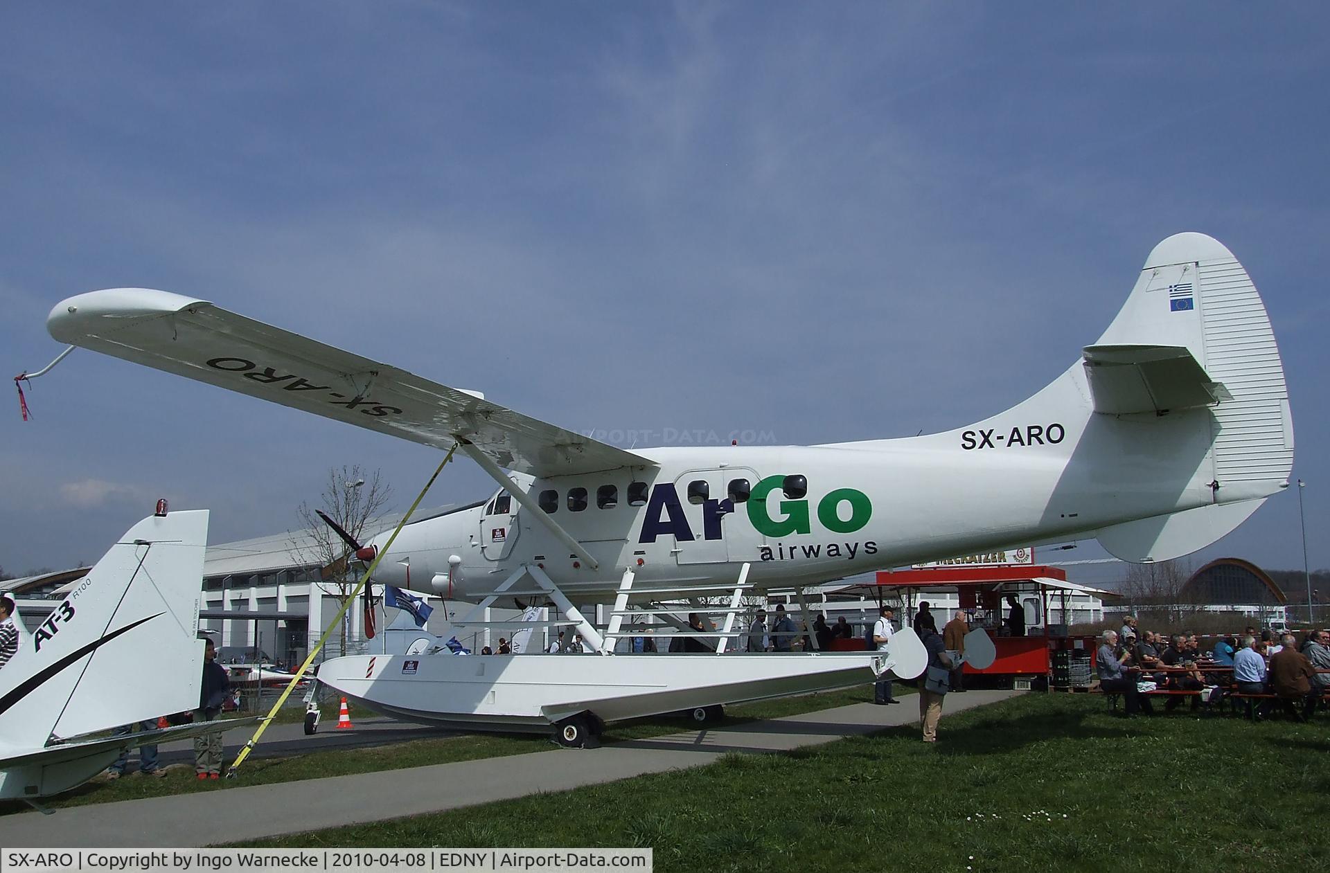 SX-ARO, 1960 De Havilland Canada DHC-3 Turbo Otter C/N 397, De Havilland Canada DHC-3T Turbo Otter of ArGo Airways at the AERO 2010, Friedrichshafen