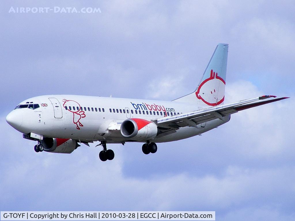 G-TOYF, 1997 Boeing 737-36N C/N 28557, BMI Baby
