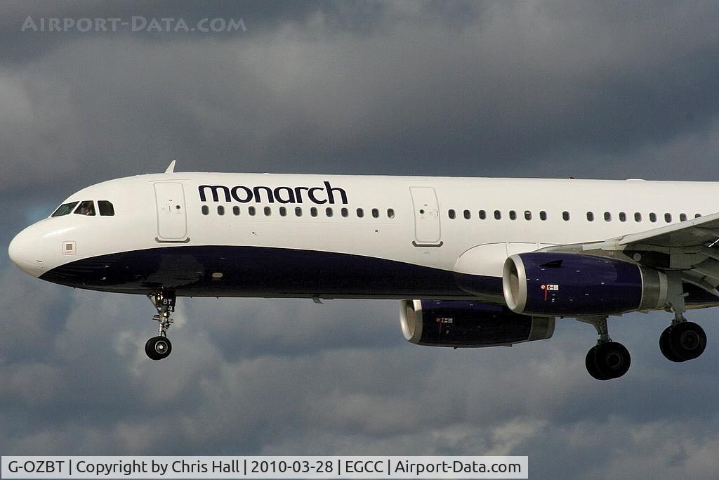 G-OZBT, 2008 Airbus A321-231 C/N 3546, Monarch Airlines