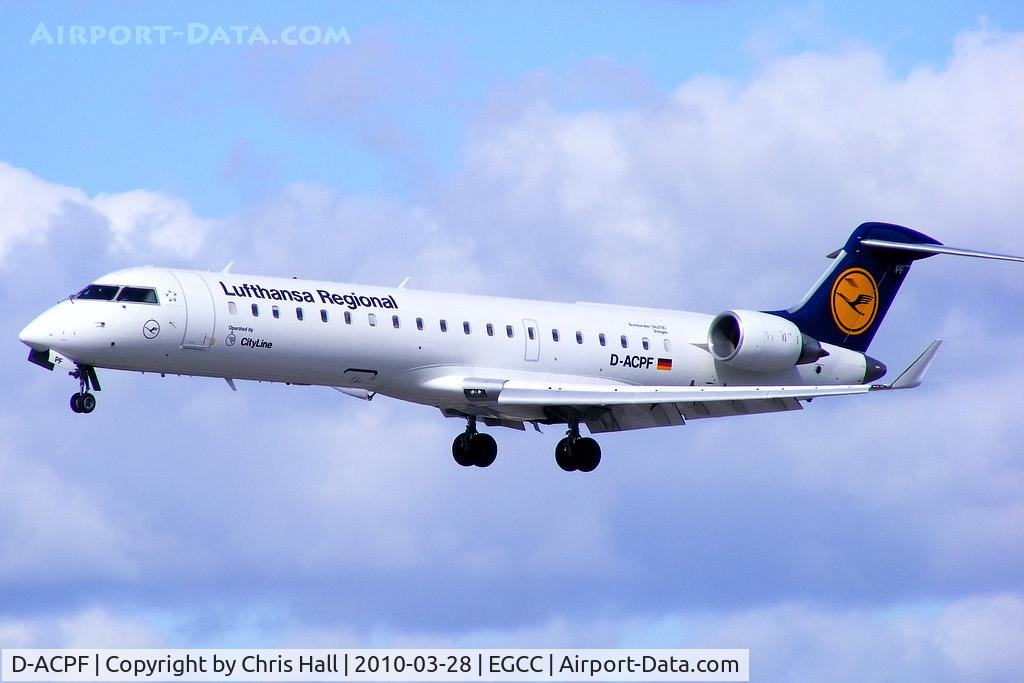 D-ACPF, 2001 Canadair CRJ-701ER (CL-600-2C10) Regional Jet C/N 10030, Lufthansa Regional operated by CityLine