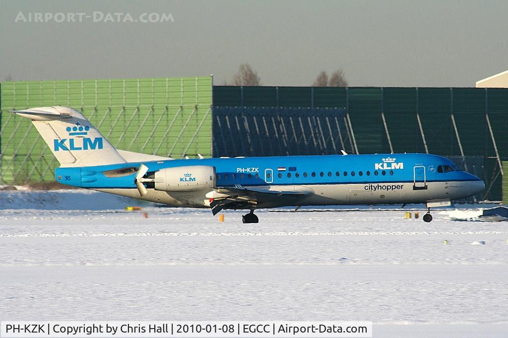 PH-KZK, 1997 Fokker 70 (F-28-0070) C/N 11581, KLM cityhopper
