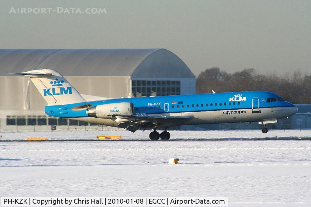 PH-KZK, 1997 Fokker 70 (F-28-0070) C/N 11581, KLM cityhopper