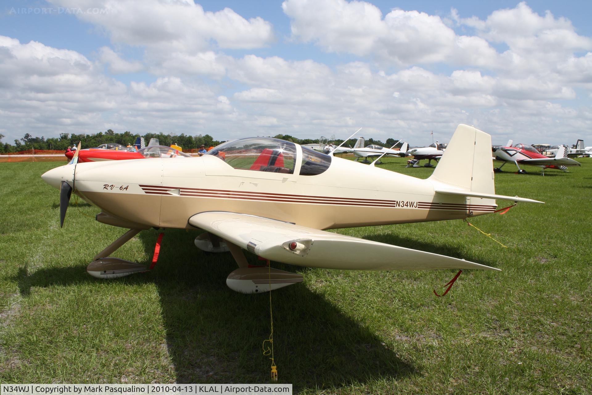 N34WJ, 1994 Vans RV-6A C/N 20493, RV-6A