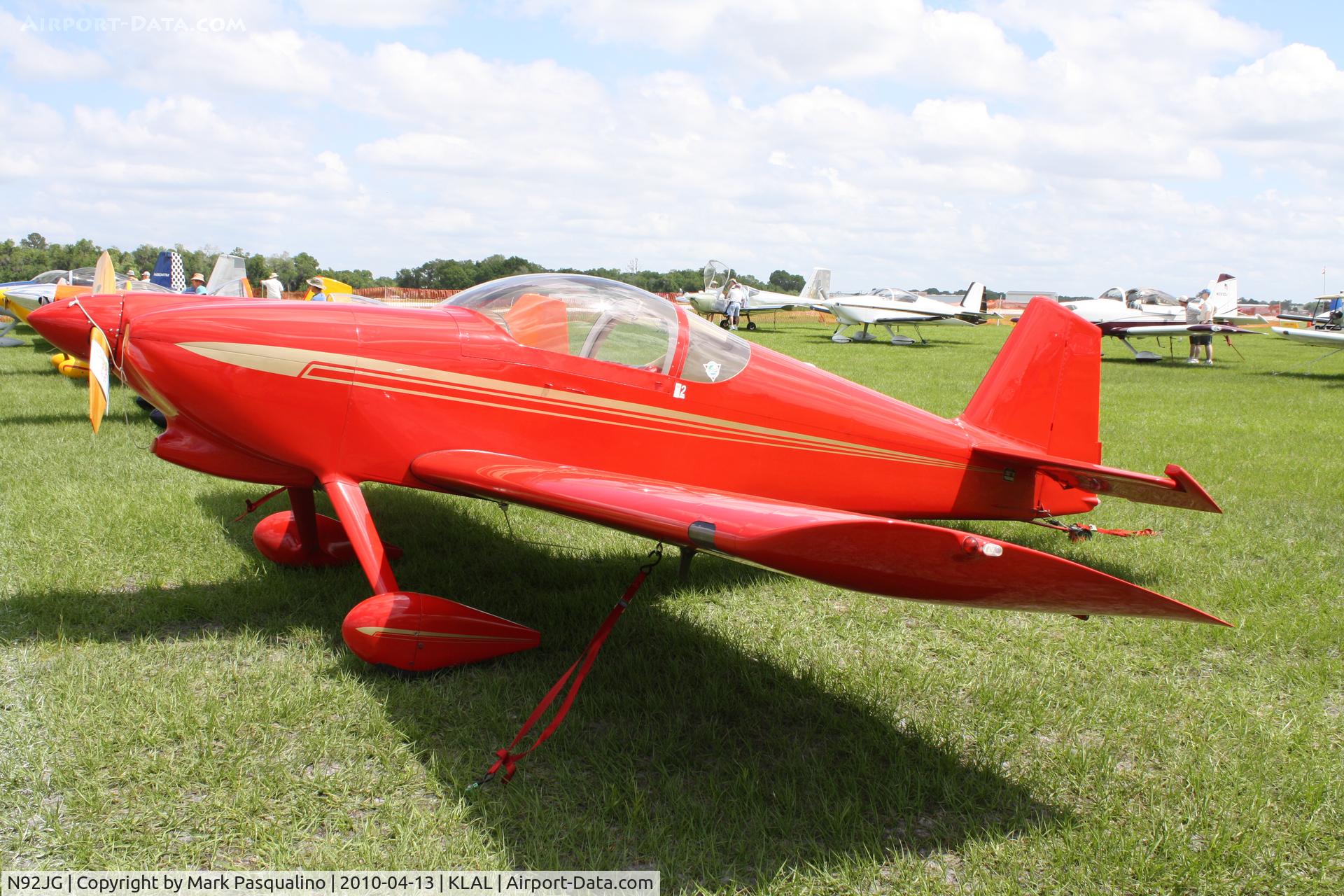N92JG, 1992 Vans RV-6 C/N 20055, RV-6