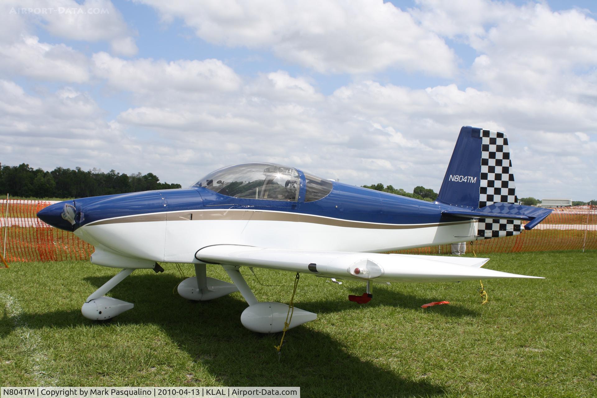 N804TM, 2004 Vans RV-7A C/N 70292, RV-7A