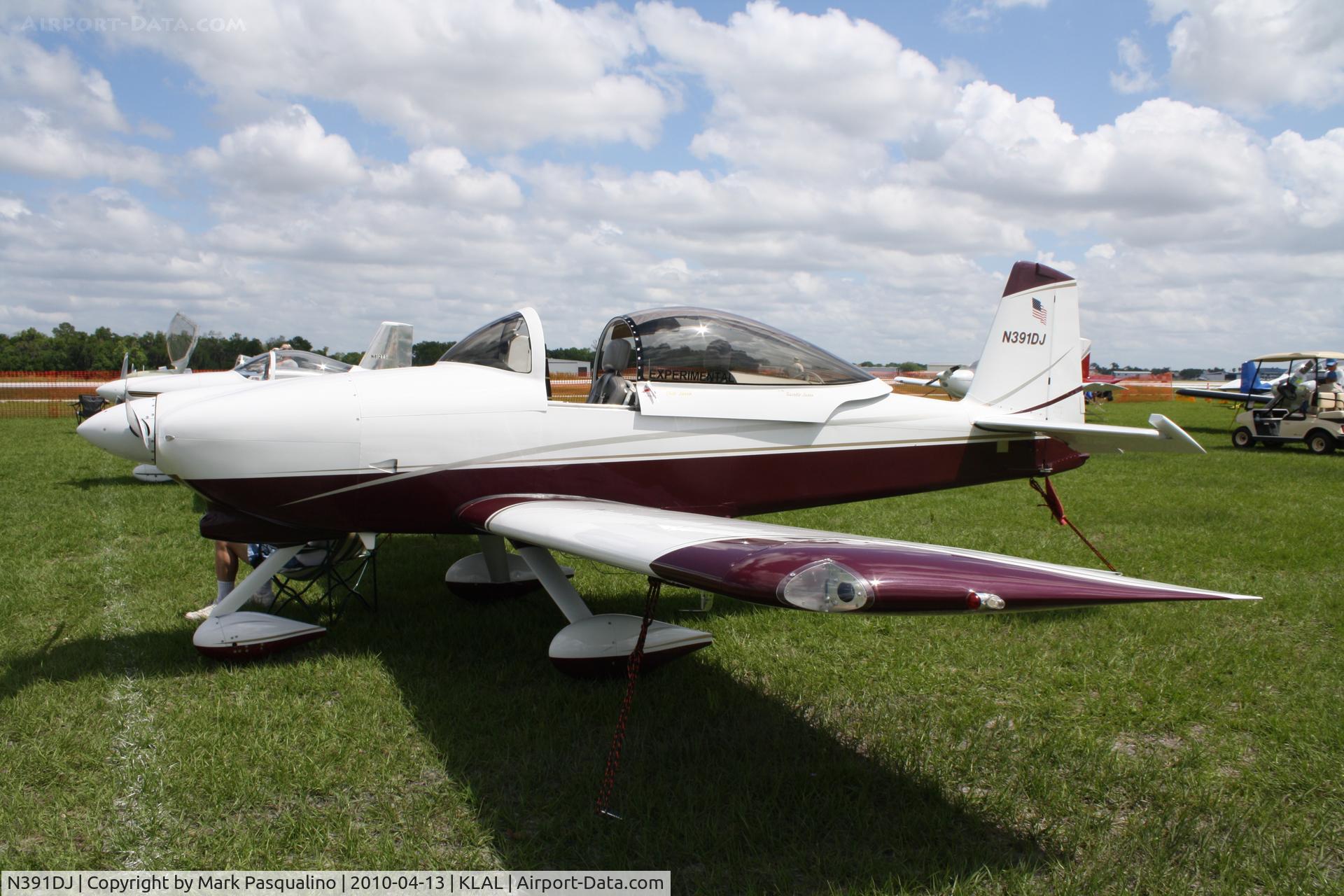 N391DJ, 2007 Vans RV-8A C/N 82069, RV-8A