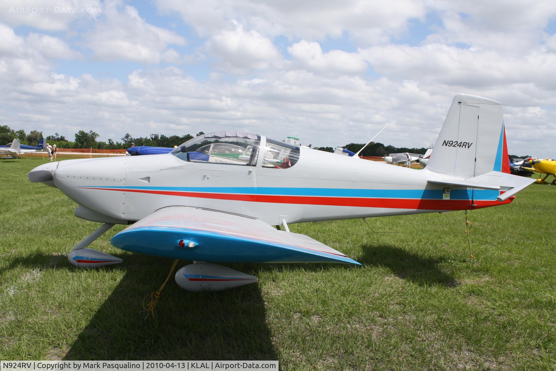N924RV, Van's RV-7A C/N 71291, RV-7A