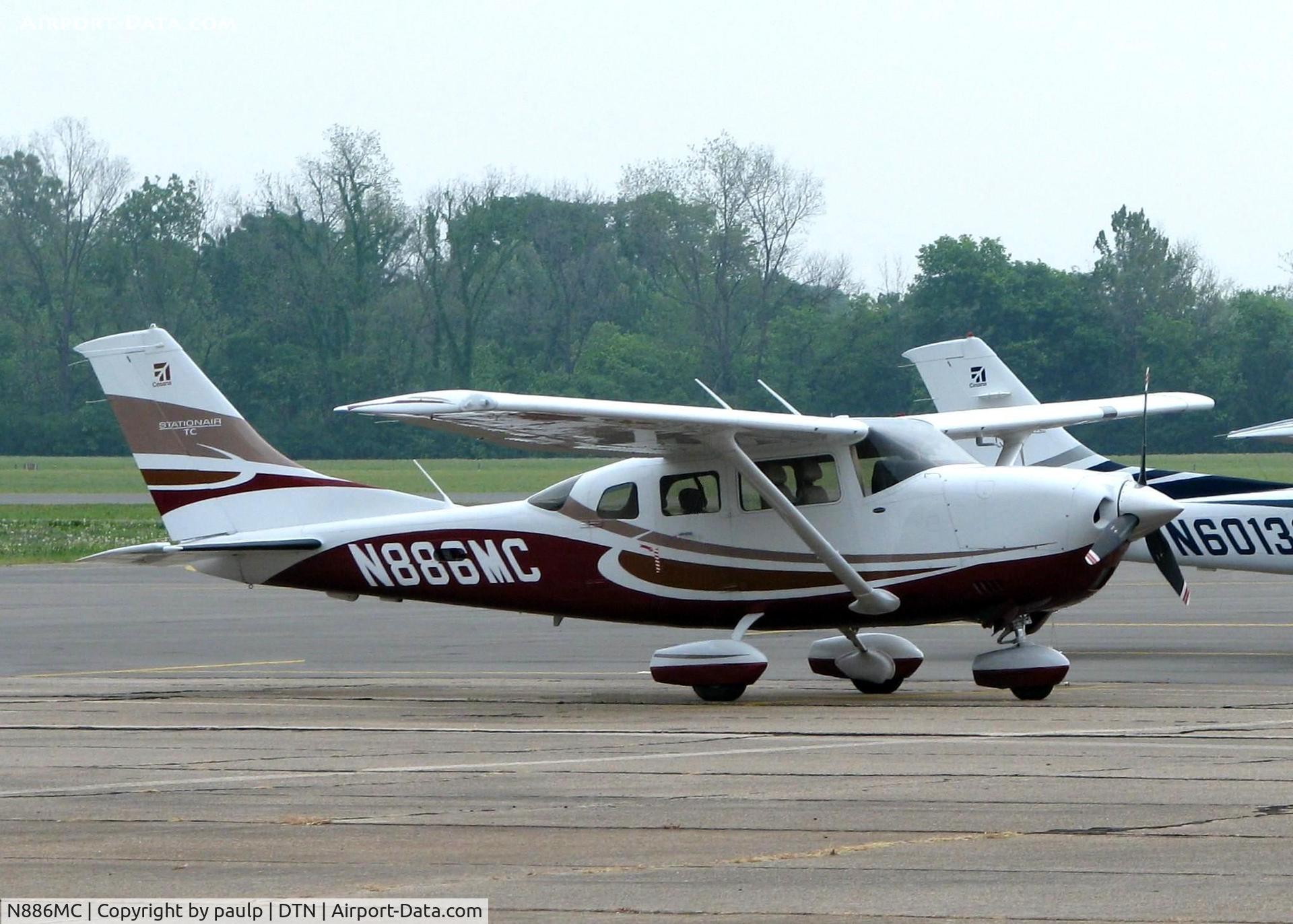N886MC, 2008 Cessna T206H Turbo Stationair C/N T20608861, At Downtown Shreveport.