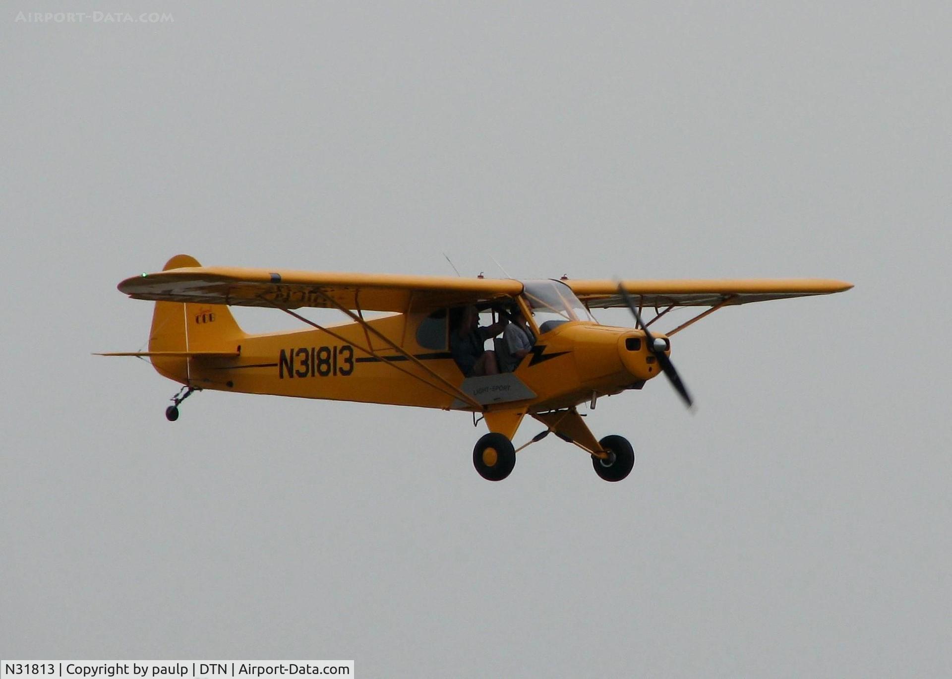 N31813, 2006 American Legend AL11 C/N AL-1063, Landing at Downtown Shreveport.