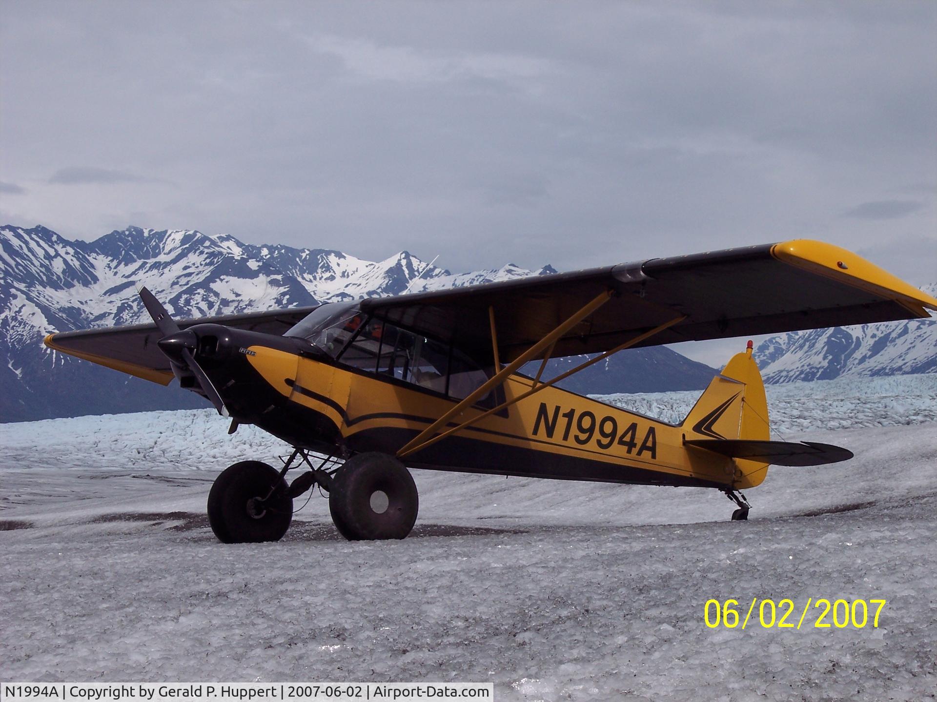 N1994A, 1952 Piper PA-18-135 Super Cub C/N 18-1816, Knik Glacier Palmer, Alaska
