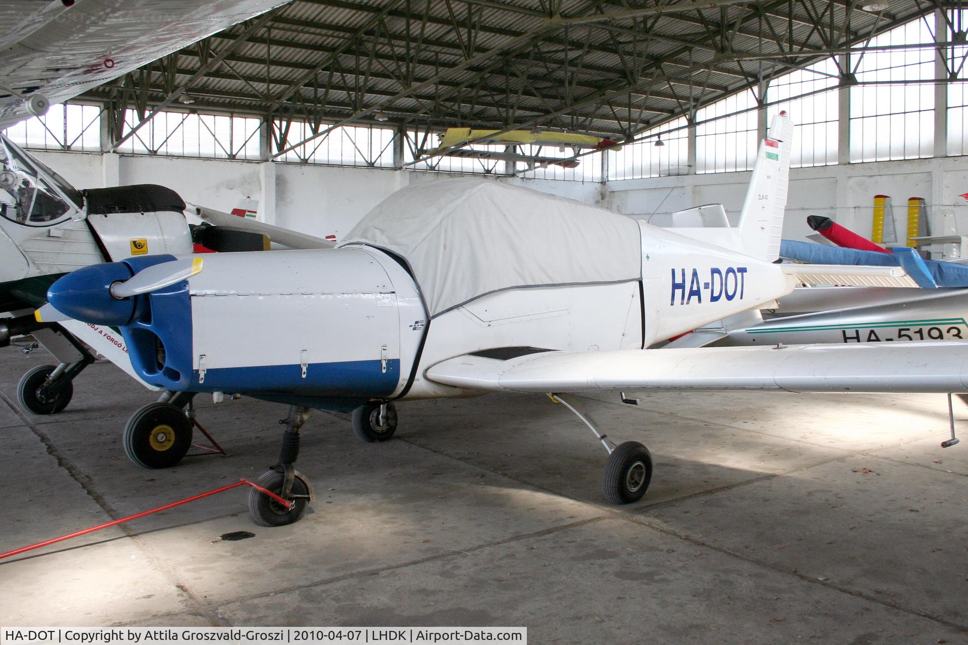 HA-DOT, 1971 Zlin Z-43 C/N 0034, Dunakeszi Airport, Hungary - Hangar