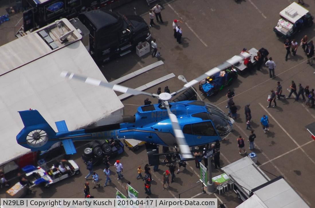 N29LB, 2002 Eurocopter EC-130B-4 (AS-350B-4) C/N 3560, Patroling the Long Beach Grand Prix