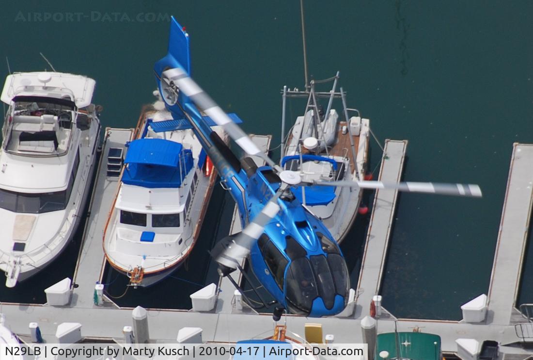 N29LB, 2002 Eurocopter EC-130B-4 (AS-350B-4) C/N 3560, Patroling the Long Beach Grand Prix