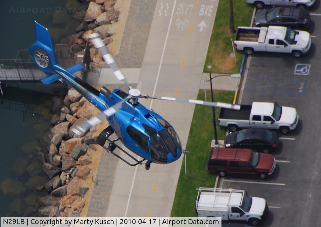 N29LB, 2002 Eurocopter EC-130B-4 (AS-350B-4) C/N 3560, Patroling the Long Beach Grand Prix