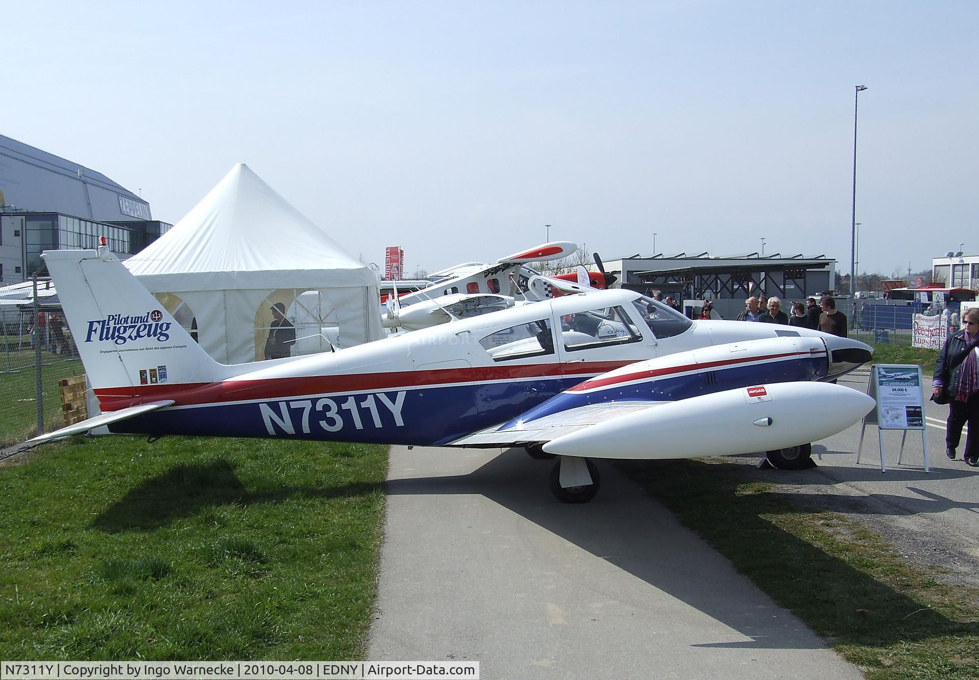 N7311Y, 1964 Piper PA-30 Twin Comanche C/N 30-354, Piper PA-30 Twin Comanche at the AERO 2010, Friedrichshafen