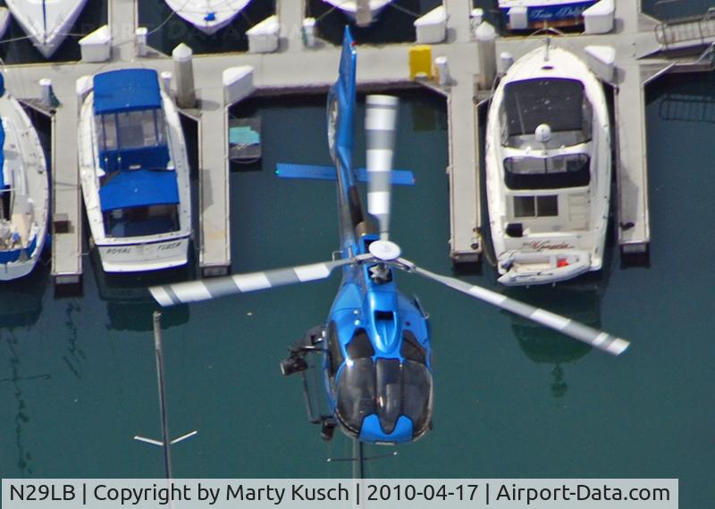 N29LB, 2002 Eurocopter EC-130B-4 (AS-350B-4) C/N 3560, Patroling the Long Beach Grand Prix