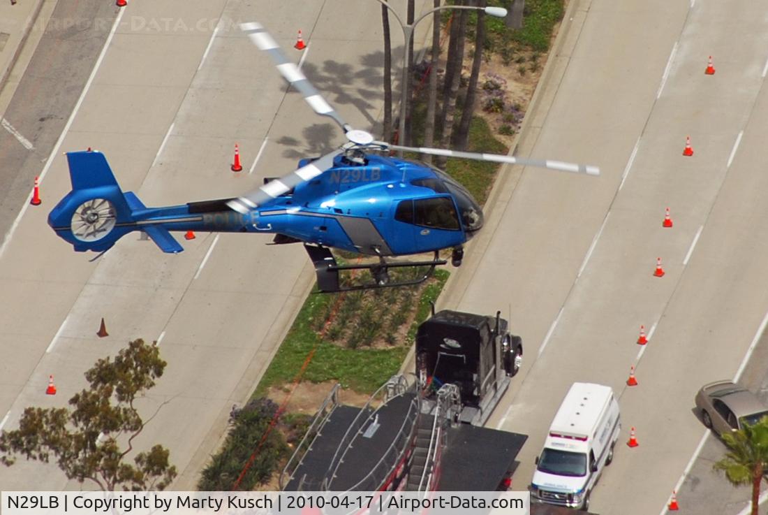 N29LB, 2002 Eurocopter EC-130B-4 (AS-350B-4) C/N 3560, Patroling the Long Beach Grand Prix