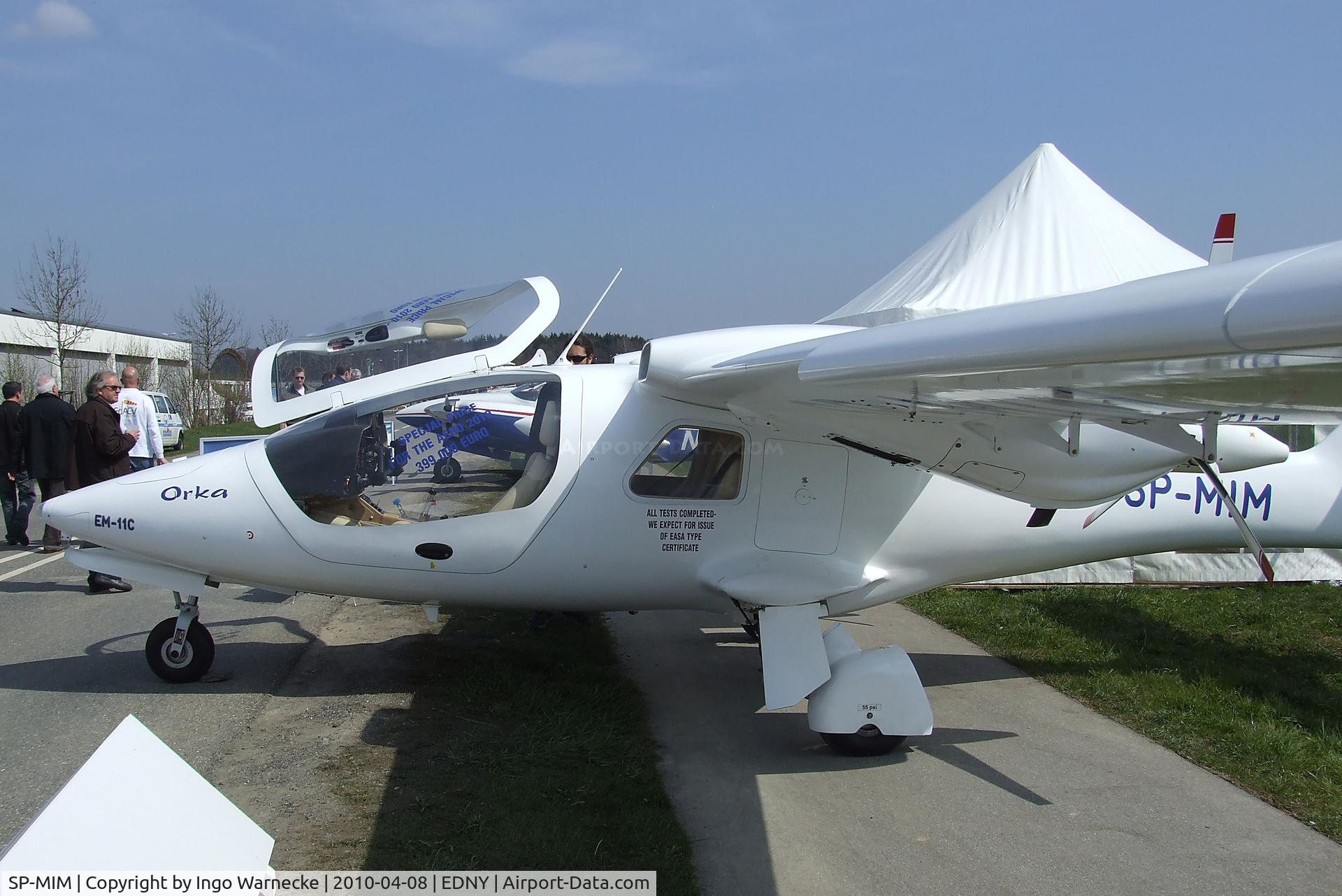 SP-MIM, Marganski and Myslowski EM-11 Orka C/N 3001, Marganski & Myslowski EM-11C Orka at the AERO 2010, Friedrichshafen