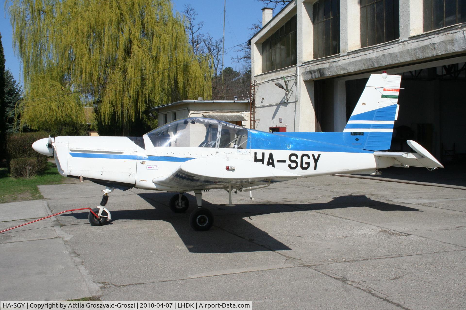 HA-SGY, 1989 Zlin Z-142 C/N 0487, Dunakeszi Airport, Hungary