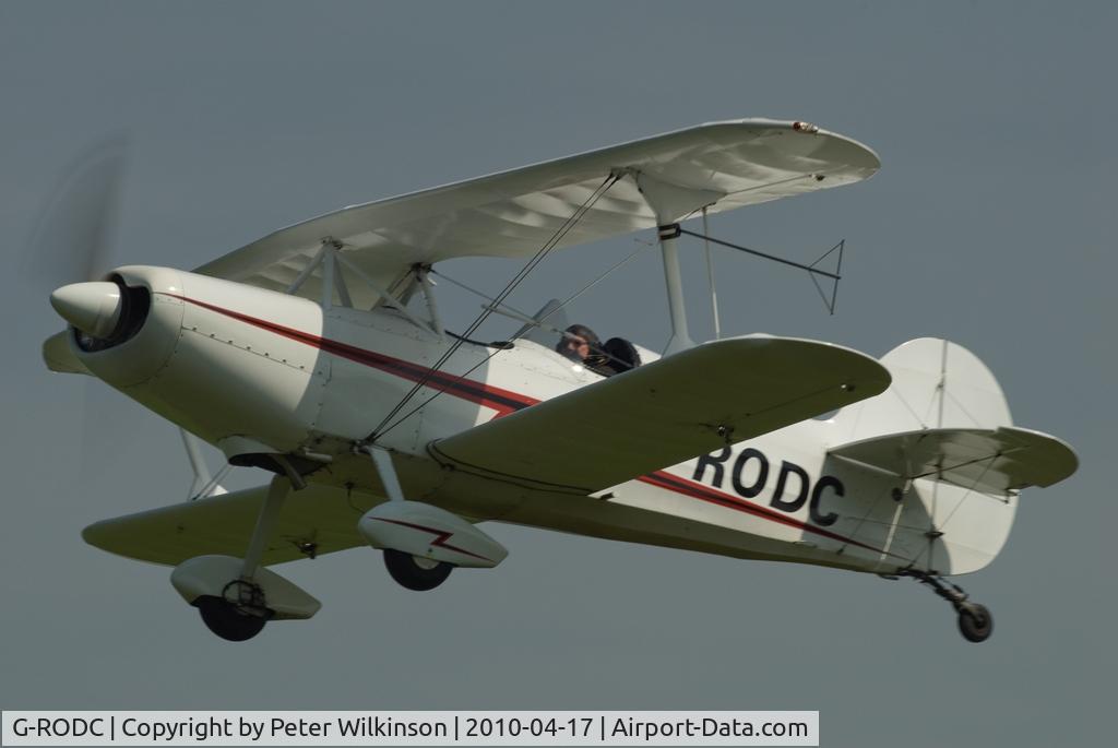 G-RODC, 1995 Steen Skybolt C/N 4568, Shot taken at Breighton during the Aeros