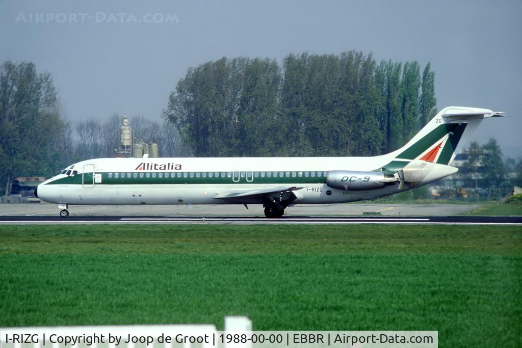 I-RIZG, 1968 Douglas DC-9-32 C/N 47225, arrivale at Brussels
