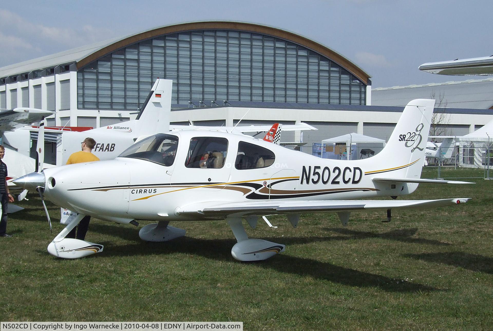 N502CD, 2004 Cirrus SR22 G2 C/N 1149, Cirrus SR22G2 at the AERO 2010, Friedrichshafen